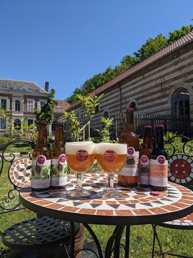 Présentation de bières - Brasserie de la Somme.